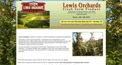 Desktop Screenshot of lewisorchardfarmmarket.com