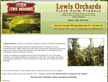 Tablet Screenshot of lewisorchardfarmmarket.com